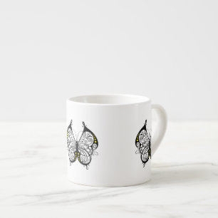Black Snöre Butterflies 5 Espressomugg