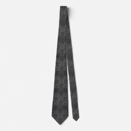 Black Snöre Mode Designer Struktur Neck Tie Slips