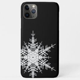 Black Snowflake iphone case
