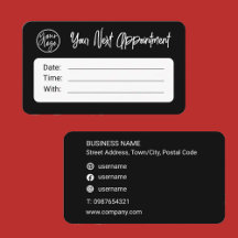 BLACK SOCIAL MEDIA COMPANY LOGOTYP APPOINTMENT CAR
