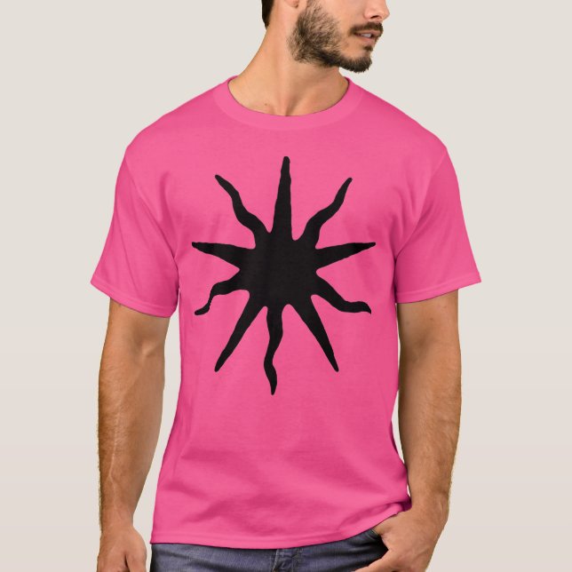 Black Sol T Shirt (Framsida)