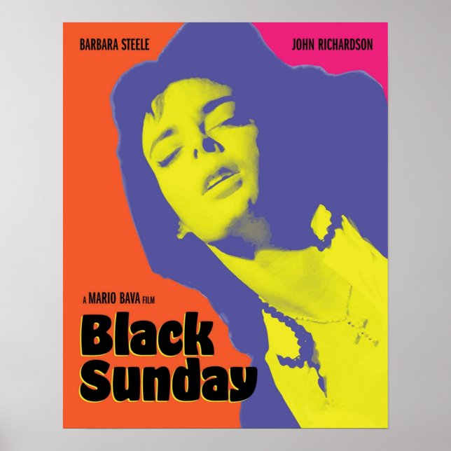 Black Söndag 1960 Film Alternative Poster (Framsidan)