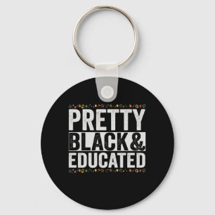 Black Söt och Educny Black History Gift Nyckelring