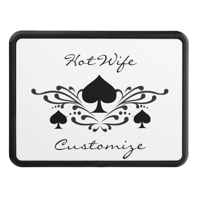 Black Spades Thunder_Cove för Tattoo-stil-Rulla Dragkroksskydd (Framsidan)