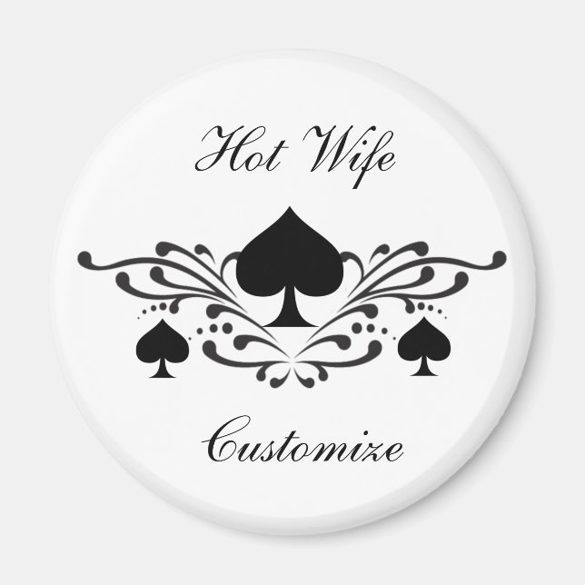 Black Spades Thunder_Cove för Tattoo-stil-Rulla Magnet (Framsidan)