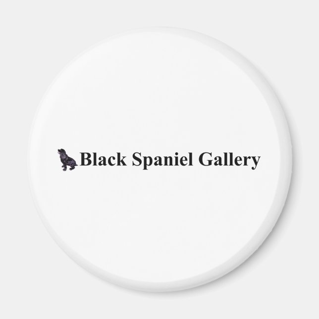 Black Spansk Gallery Magnet (Framsidan)