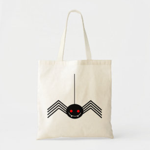 Black Spider Budget Tote Tygkasse