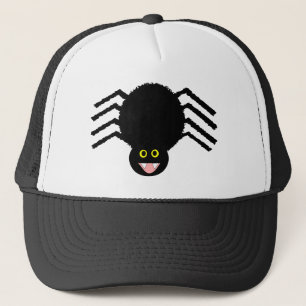 Black Spider Hat Truckerkeps