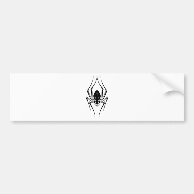 BLACK SPIDER INSEKT SCARY TUFF ROUGH TATTOO BILDEKAL (Framsidan)
