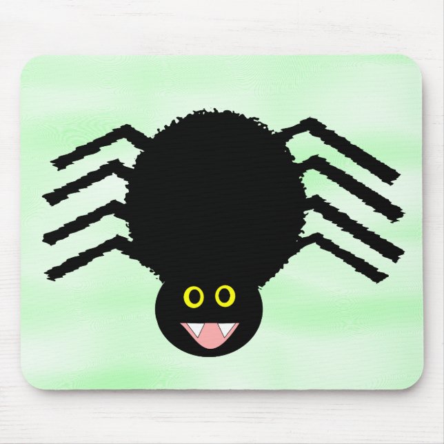 Black Spider Mousepad Musmatta (Framsidan)