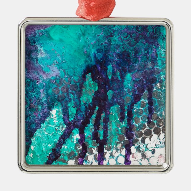 Bläck Spills Julgransprydnad Metall (Framsidan)