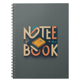 Black Spiral Anteckningsbok