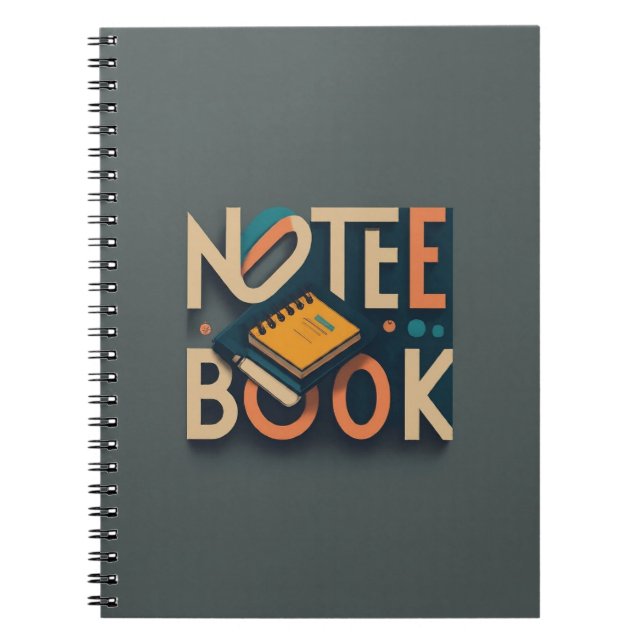 Black Spiral Anteckningsbok (Framsidan)