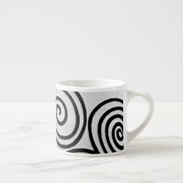 Black Spiral Cycle Expresso Mugg Espressomugg