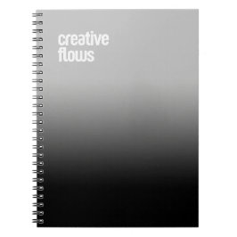 Black Spiral - "Kreativ Flows" Journal Anteckningsbok