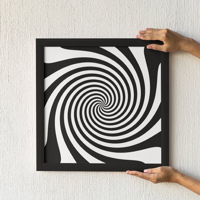 Black Spiral Poster (Skapare uppladdad)