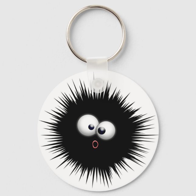 Bläck Splat Tecknad Nyckelring (Framsida)