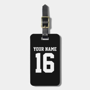 Black Sporty Team Jersey Bagagebricka