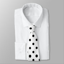 Black Spots Neck Tie