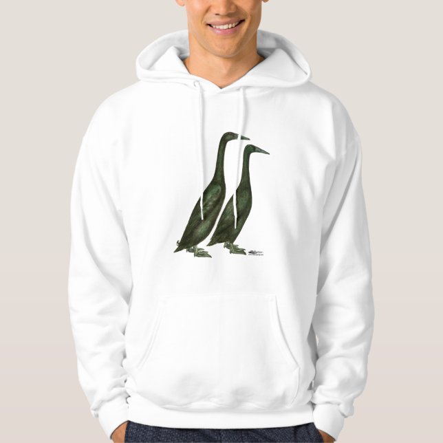 Black Springer Anka Sweatshirt Med Luva (Framsida)