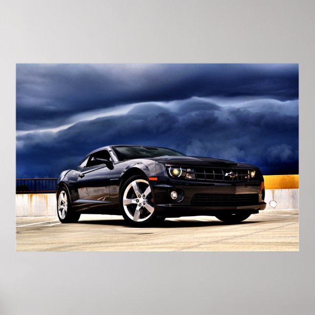 Black SS Camaro Poster (Framsidan)