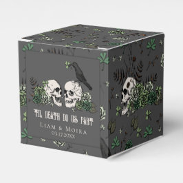 Black St. Patricks Day Blommigt Skull Irish Bröllo Presentaskar