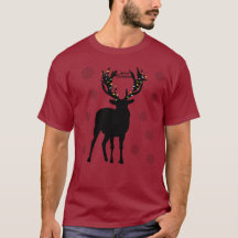Black Stag God jul T-Shirt