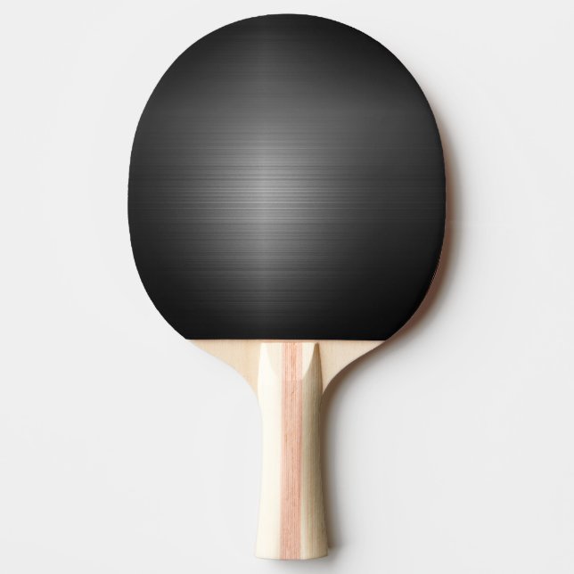 Black Stainless Steel Metall Pingisracket (Framsidan)