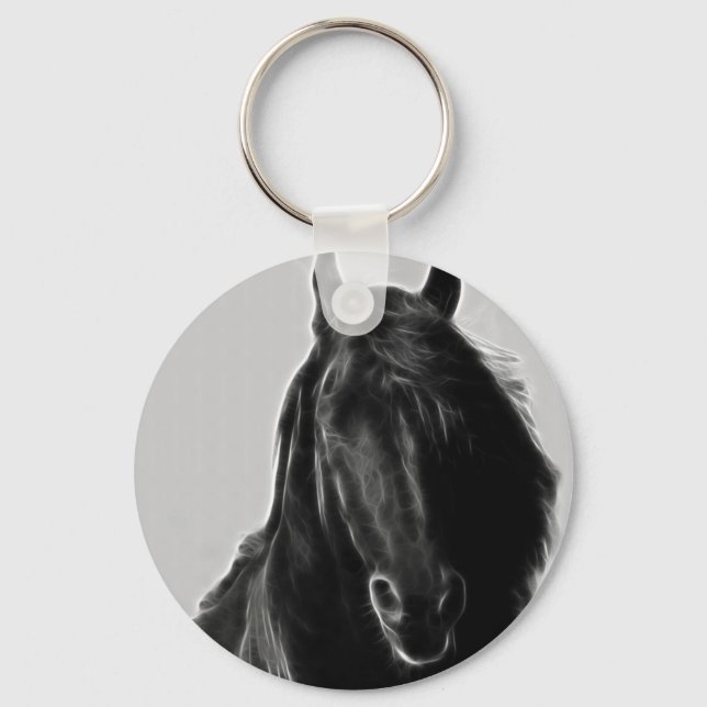 Black Stallion Nyckelring (Framsida)
