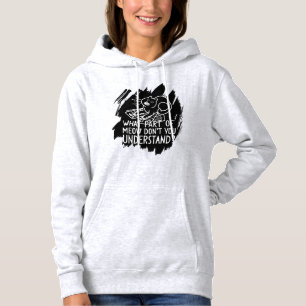 Black Stänk Funny Cat Quote T Shirt