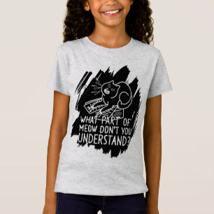 Black Stänk Funny Cat Quote T Shirt