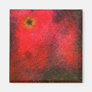 "Black Star", Abstrakt Art Magnet