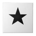 Black Star Kakelplatta<br><div class="desc">Black Star Ceramic Tile. Stjärnor är alltid i mode!</div>