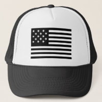 Black Star-Spangled Banner America Flagga