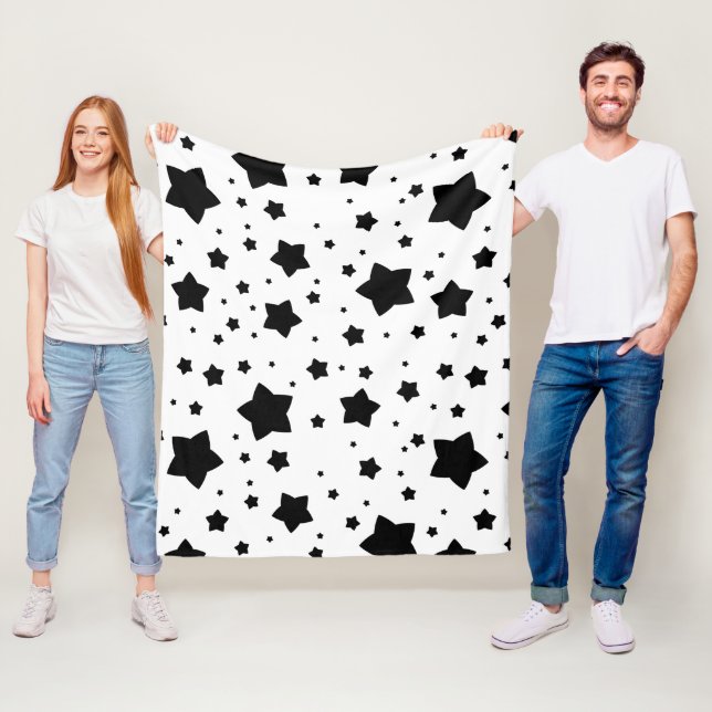 Black Stars Fleecefilt (På plats)