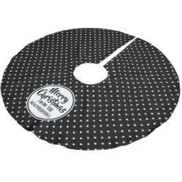 Black Stars Julgran Skirt Julgransmatta Borstad Polyester