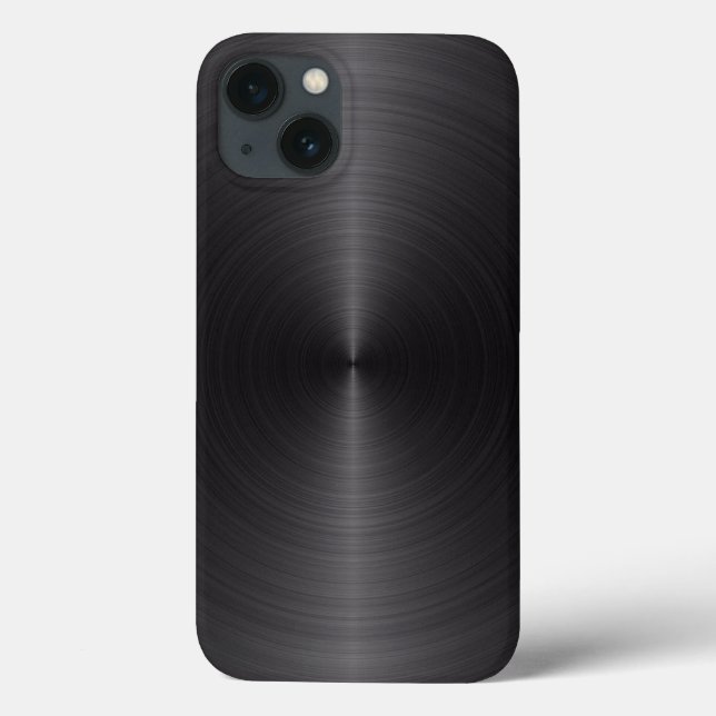 Black Steel print Fodral-Mate iphone case (Baksida)