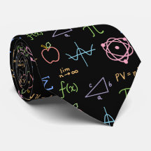 Black STEM Neck Tie
