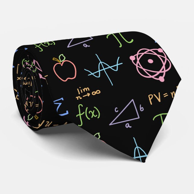 Black STEM Neck Tie Slips (Rullad)