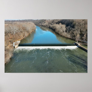 Black Sten Dam SchuylDöda River Poster