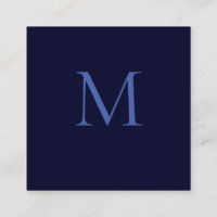 Black Sten Deep Blue Classic Unik Monogram
