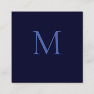 Black Sten Deep Blue Classic Unik Monogram Tilläggskort