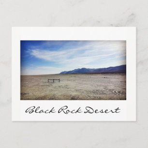 Black Sten Desert Vykort