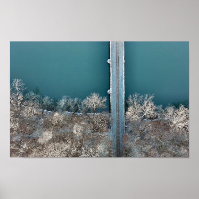 Black Sten Railroad Bridge Schuylkill Poster (Framsidan)