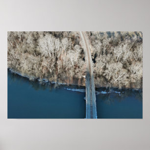 Black Sten Railroad Bridge Schuylkill Poster