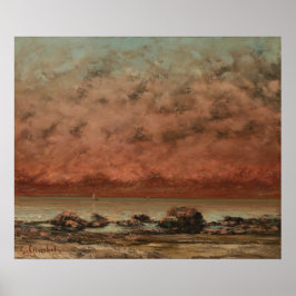 Black Sten, Trouville - Gustave Courbet Fine Art Poster