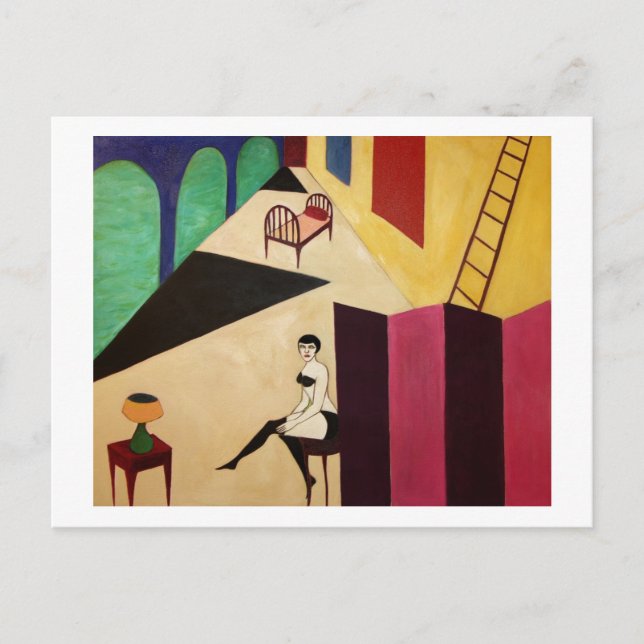 Black Stockings Vykort (Framsida)