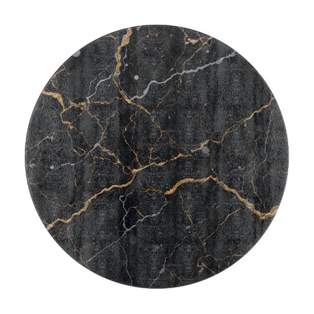 Black Stone med Guld och Silver Veins (Framsidan)