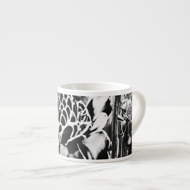 Black Strawberry Cappuccino/Espresso Porcelain Mug Espressomugg (Framsida höger)