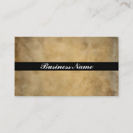 Black Stripe on an elegant Parchment Design Visitkort